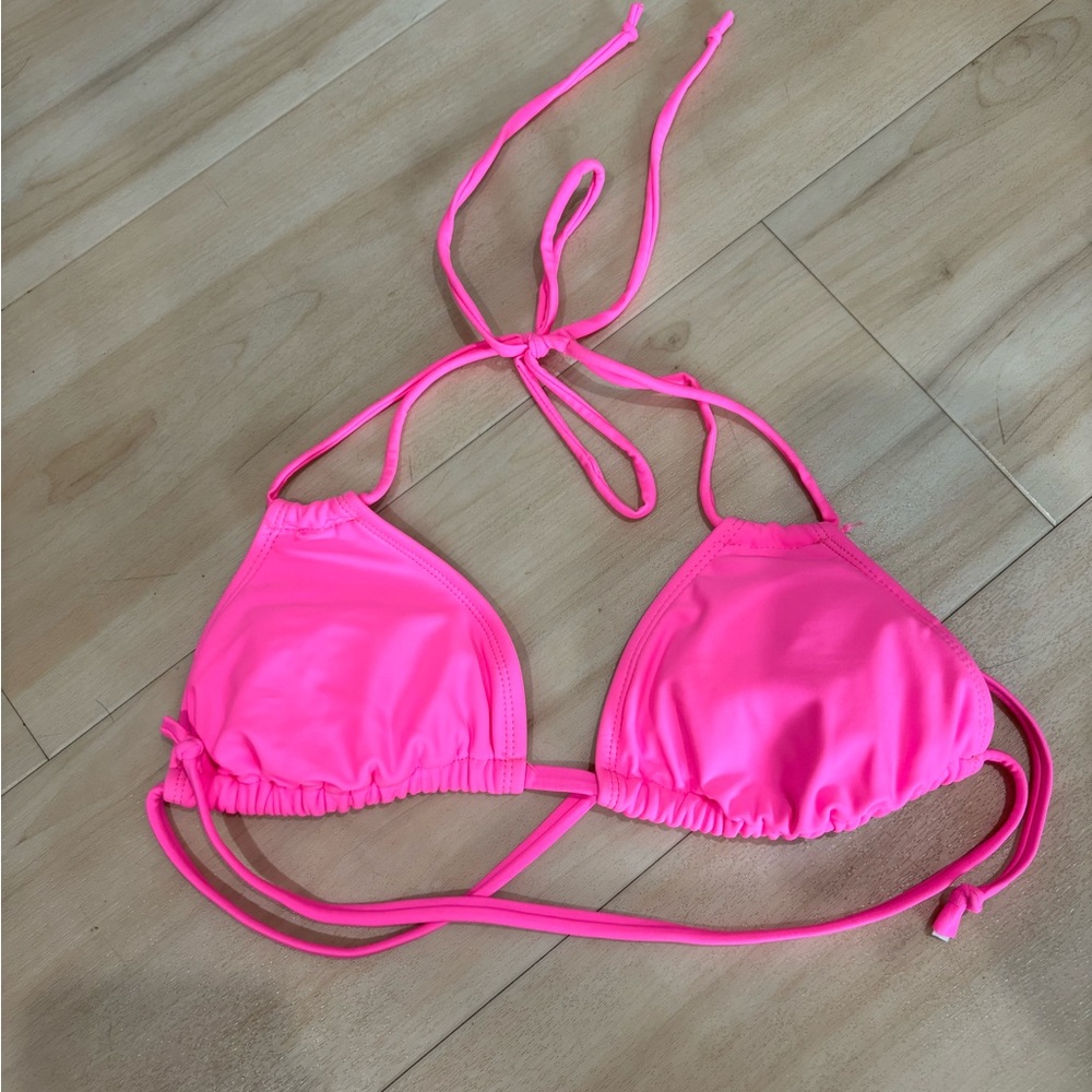 Bright pink swimsuit set